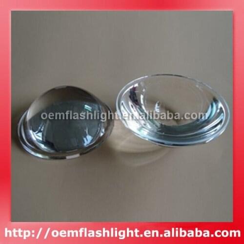 44mm Optical Glass LED Lamp Lens - 1pc