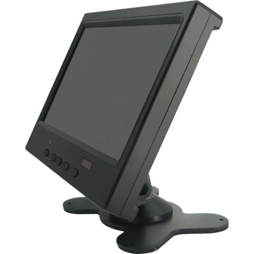 7inch IPS Touch Display Monitor 1024x600 TFT LCD 16:9 Touchscreen AV VGA Input for Car RPI PC Security Camera, Built-in Speakers