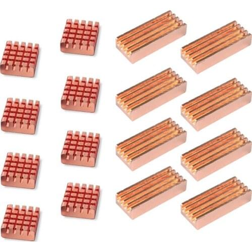 8pcs New Disipador Copper Heat Sink Memory Cooler for computer cpu accessories