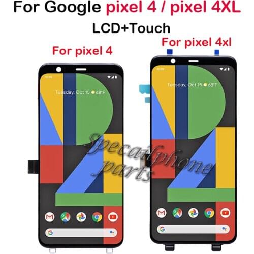 Black For Google Pixel 4 4XL LCD Display Touch Screen Digitizer Assembly Replacement Parts For Google Pixel 4XL LCD