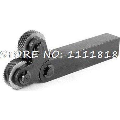 Diagonal 0.3/0.4/0.5/0.6/0.8/1.0/1.2/1.5/1.6/1.8/2.0/2.5/3mm Pitch 26mm Double Wheels Linear Knurling Tool Lathe Tool Holder Hob