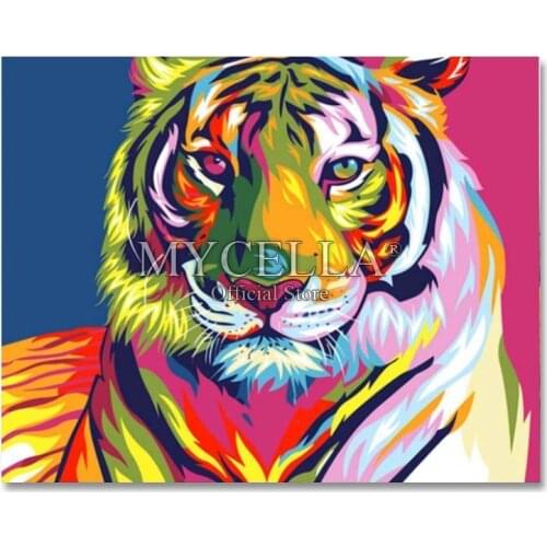 Home Decor,Full,Diamond Embroidery,Animal,Tiger,5D,Diamond Painting,Cross Stitch,Diamond Mosaic,Needlework,Crafts,Christmas,Gift
