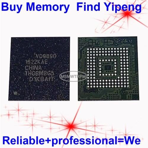 THGBMBG5D1KBAIT Small size BGA153Ball EMMC 4GB Mobilephone Memory New original and Second-hand Soldered Balls Tested OK