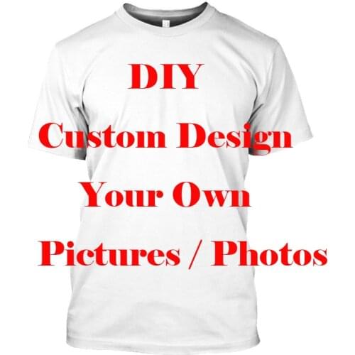 Diy Custom Design Own Style Polyester 3D Print Men T Shirt Hip Hop Women Tshirt Unisex Clothing Tops Suppliers For Drop Shipper