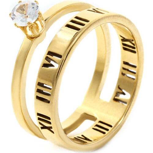 GDKL Rings With Cubic Zirkonia For Women