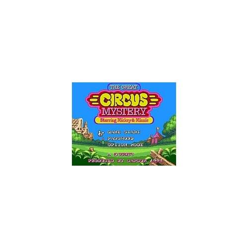 The Great Circus Mystery 16 bit MD Game Card For Sega Mega Drive For Genesis