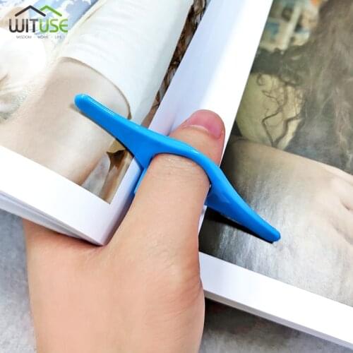 2pcs Multi-function Plastic Thumb Book Thumb Holder Support Book Page Bookmark School Office Supplies Holder Marker Convenient