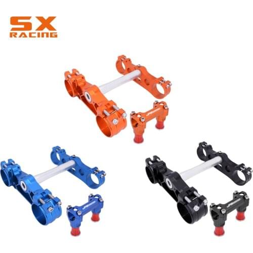 Motorcycle New Triple Tree Clamps Steering Stem And Bar Mount For SX SXF XCF XCW XCFW EXC EXCF 125 150 250 350 450 525 530 13-19