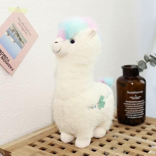 Stuffed Toys Pillow New Alpaca Plush Toy Grass New Creative Soft Cute Plush Toys Cushion Mud Horse Dolls Large Girls Sleeping