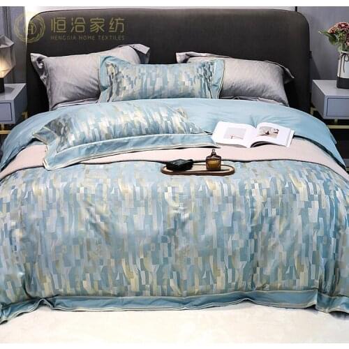 Solid Bedding Set King Size Simple Solid Bed Cover Duvet Cover 220X240 Blue/Beige/White Sheet For Home