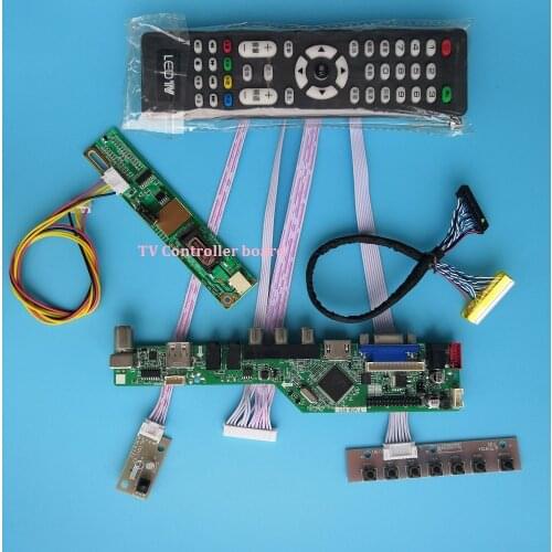 Controller board TV LED AV kit For N154C6-L06 40pin 1440×900 SCREEN monitor 15.4" PANEL LCD VGA HDMI RF USB Audio