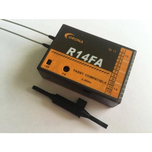 Corona R14FA FASST Compatible 2.4Ghz 14Ch Receiver For FUTABA Transmitter 12FG