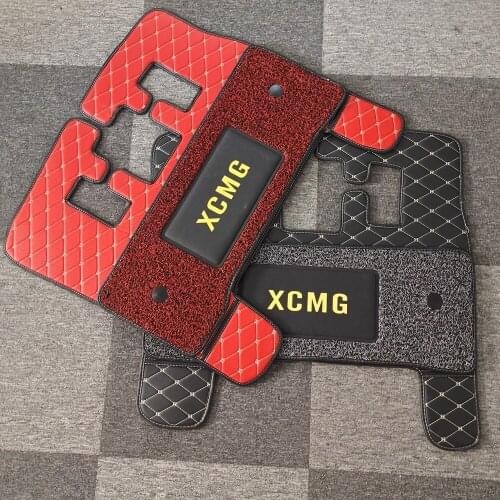 For XCMG XG135D/150D/200/215D Special Floor Rubber Anti-skid Excavator Cab Floor Mat Carpet Protect Clean Decorations