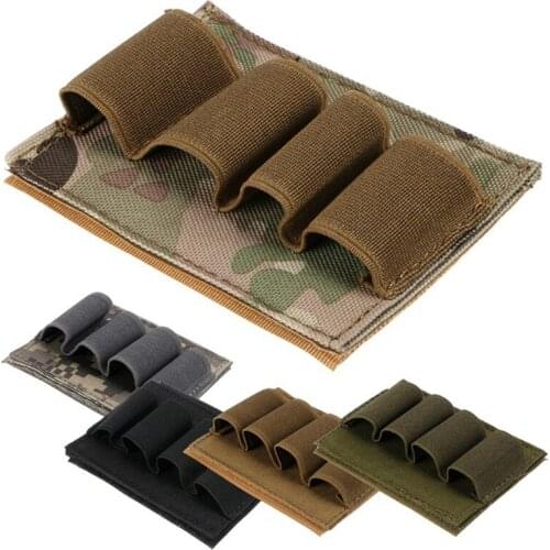 Tactical Molle Buttstock CQC Military Army Ammo Bullet Rifle Gun Holder Bag Paintball Shooting Hunting Mag Bag Magazine Pouch
