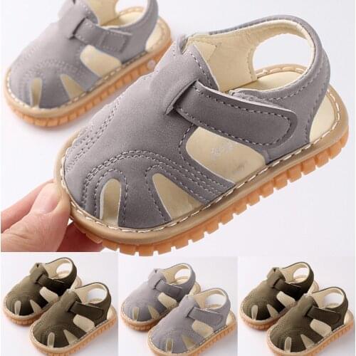 #VW Fashion Sandals Shoes For Girls Baby Boys Cotton Fabric Flat With Cute Beach Summer Rubber Soft Sole Shoes сандали детские