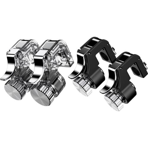 ZOMTOP Metal Smart Phone Mobile Gaming Trigger for Pubg Mobile Gamepad Fire Key Target L1 R1 Shooter Pubg Controller Joystick