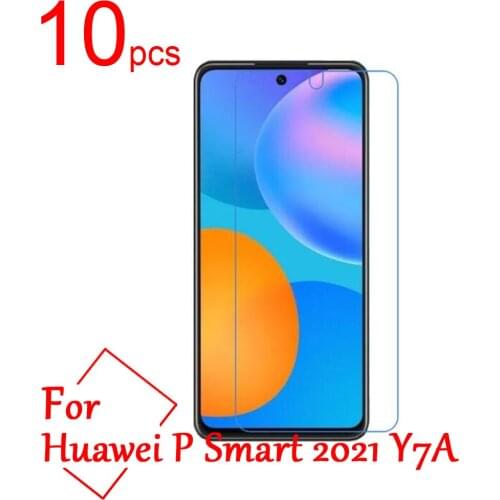10pcs/lot Ultra Clear/Matte/Nano Anti-Explosion LCD Screen Protector Cover for Huawei P Smart 2021 2020 2019 Y7A Protective Film