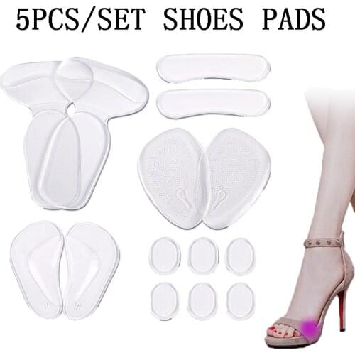 14PCS Universal High Heel Shoes Comfortable Silicone Gel Heels Paste Sets Insole Pad Foot Care Kit Health Care Tool For Women