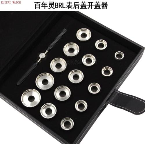 15pcs Stainless Steel Watch Case Opening Dies for Breitling Case Back Removal