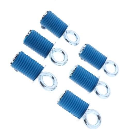 6-Pack Round Anchor Point Tie Down Kit, Bolt On Fitting Kit with Quick Release Tie Down Anchor for Polaris RZR 570 900