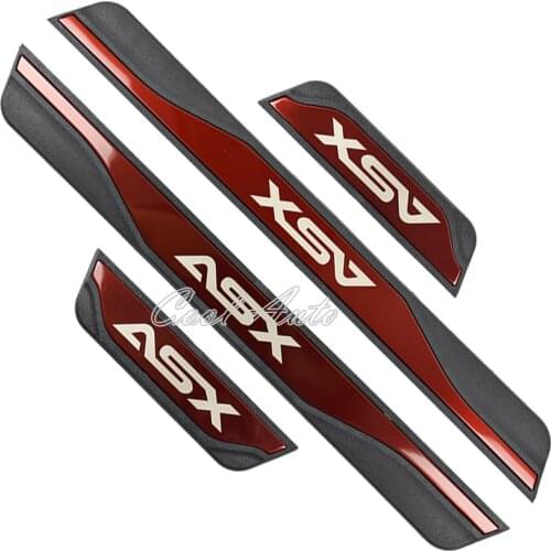 For Mitsubishi ASX Accessory 2021 2020 2019 2018-2013 Stainless Car Door Sill Kick Scuff Plate Protectors Trim Cover Pedal Guard