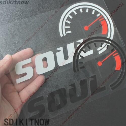 Car Dash borad Decal Speed Sticker Styling Front windshield Decoration For kia soul 2018 2010 2011 2017 2012 accessories