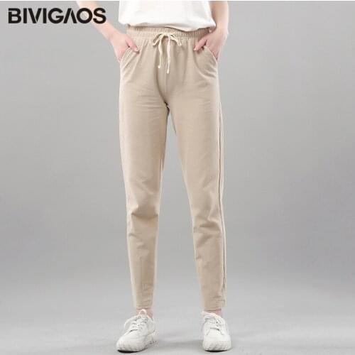 Женские цветные брюки BIVIGAOS China At AliExpress