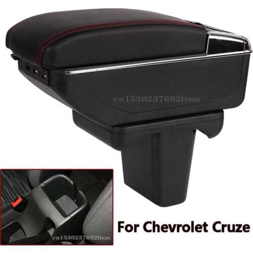 For Chevrolet Cavalier armrest box central Store content Storage box with cup holder ashtray USB interface