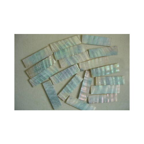 Bow parts ---20 pcs Nice pearl violin bow frog sildes