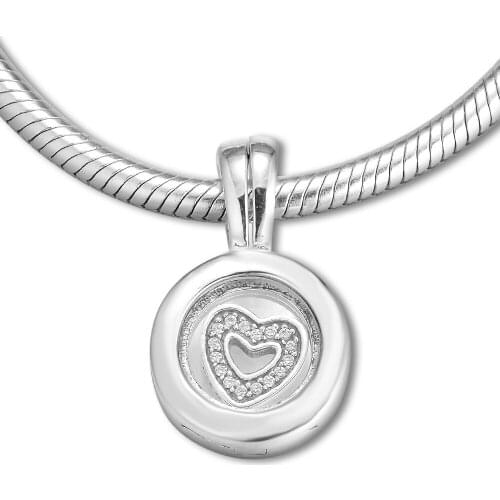 DIY Fits For Pandora Bracelets Floating Locket Charms with Sapphire Crystal 100% 925 Sterling Silver Beads Free Shipping