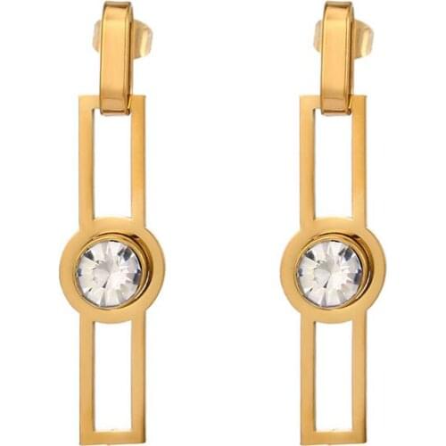 Long Zirconl Eardrop 2021 New Trend Personality Ear Hook Female Long Earrings For Women Earrings Fashion Jewelry Accessories