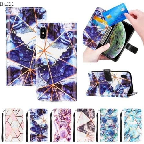 Flip PU Leather Case For Motorola Moto G Stylus 2021 G100 Edge S G50 G30 G Play 2021 E7 Power Marble Wallet Card Stand Cover