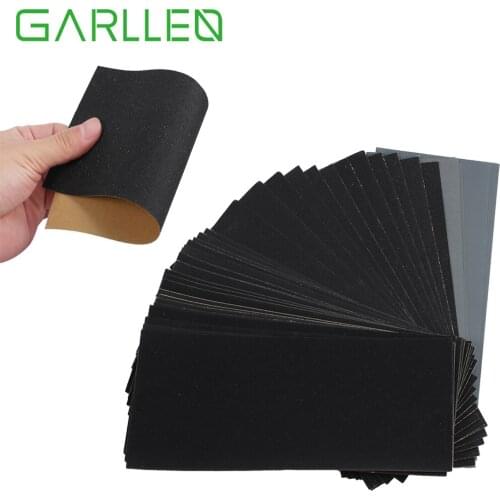GARLLEN 42pcs 120~3000 Grit Wet Dry Sandpaper Assortment Abrasive Paper Sheets for Woodworking Metal Plastic Buffing&Polishing