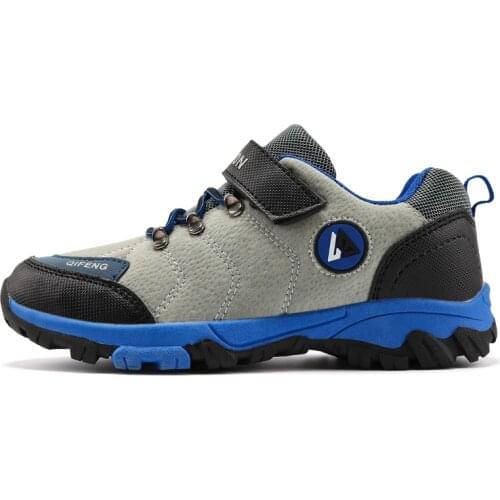 2018 Children Kids Boys Shoes Sneakers Breathable Hiking Shoes Girls Sport Shoes Students Running Sneakers Age 5-15 Size 31-37