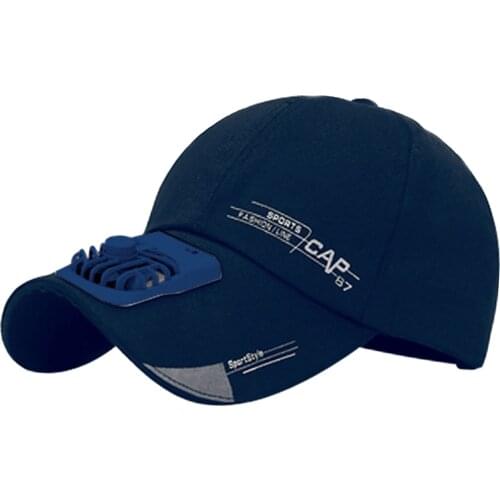 Summer Fan Cooling Fishing Caps Baseball Cap USB Charge Travel Sun Hat for Golf Camping