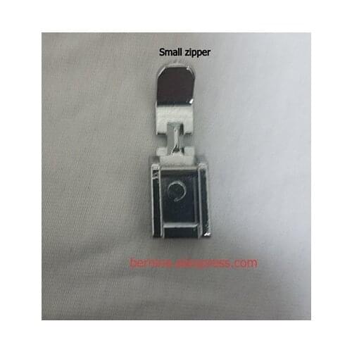 Small zipper presser foot feet for Singer juki baby lock babylock brother elna janome new home pfaff viking Riccar singer toyata