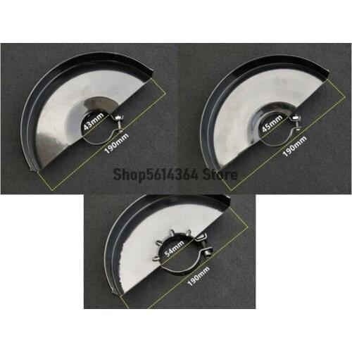 190mm Outer 43/45/54mm Inner Variable Angle Grinder Cutting Machine Accessory Grinding Protection Dust Safety Shield Cover