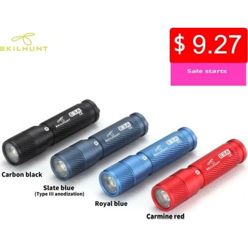2020 NEW SKILHUNT E3A AAA Keychain LED Flashlight Mini LED key light