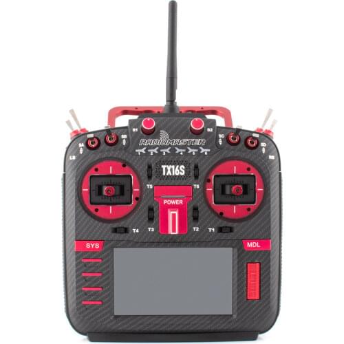 RADIOMASTER TX16S MAX With CNC and Leather Site Grips Hall Sensor Gimbals 2.4G 16CH OpenTX Multi Protocol Transmitter Radio