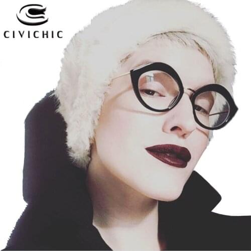Chic Women Mouth Glasses Frame Personalized Myopia Optical Eyewear UV400 Streetsnap Eyeglasses Clear Gafas De Marca Mujer COG109