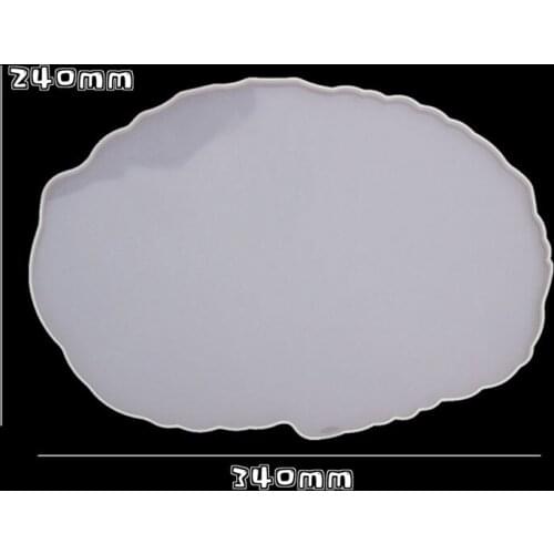 Silicone Coasters Resin Casting Mold Agate Epoxy Fruit Tray Mould DIY Craft or 1 Pair Handle or Mold Handle Set JW