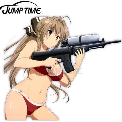 Jump Time Amagi Brilliant Park Sento Isuzu 16 Bikini 11.5 Anime Sexy Girl Vinyl Decal Window Car stickers