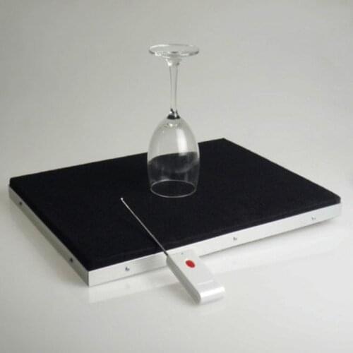 Glass Breaking Tray Pro - Remote Control with Organic Glass Cover Magic Tricks,Mentalism,Stage,Illusion,Gimmick