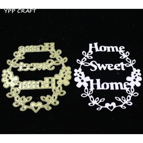 YPP CRAFT Sweet Home Metal Cutting Dies Stencils for DIY Scrapbooking/photo album Decorative Embossing DIY Paper Cards