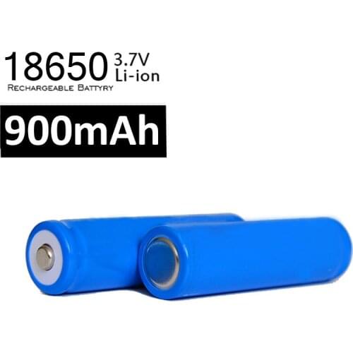 High Quality 10PCS/LOT 18650 900mAh Flashlight Battery 18650 3.7v Li-ion Rechargeable Lion Batterie For Torch