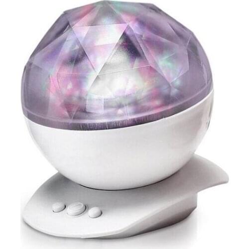 Star Galaxy Projector Lamp Baby Bedroom Decor LED Night Lights Rotating Starry Ocean Galaxy Projector Table Lamp Children Gifts