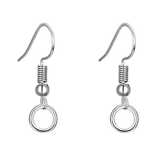 1 pair stainless steel earring hook for DIY hand-made jewelry