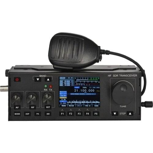 10-15W RS-918 SSB HF SDR HAM Transceiver Transmit Power TX 0.5-30MHz V0.6 Power Scaner