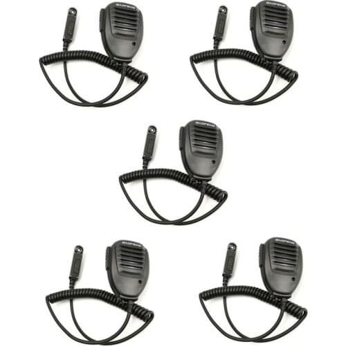 Lot 5pcs PTT Mic Speaker Microphone for Baofeng BF-UV9R UV9R BF-A58 A58 UV-XR GT-3WP BF-9700 UV-9R Plus Radio Walkie Talkie
