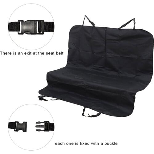 Dog Car Seat Cover Waterproof Pet Car Seat Cushion Rear Back Mat Pet Travel Accessories For Small Medium Dogs Seat Safety Pad